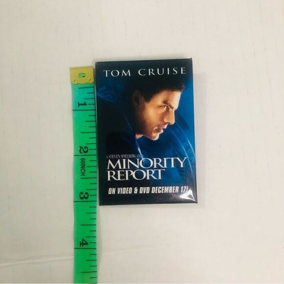Minority Report Tom Cruise Movie Home Release Promotional Button Pin Back Promo - Picture 5 of 5